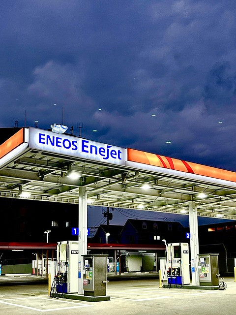 By, Japan, Tankstation, Bygning
