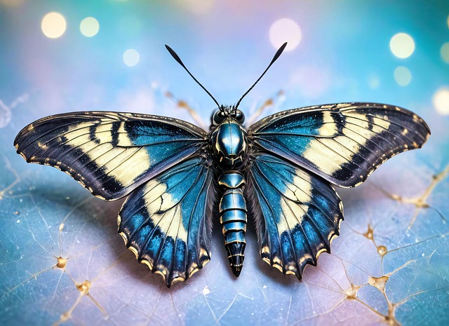 Download free HD stock image of Ai Generated Butterfly Free ai generated butterfly insect illustration