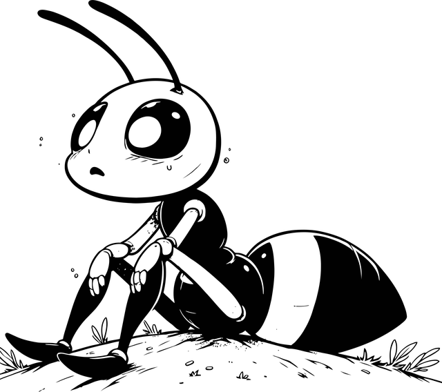 Free ai generated ant insect vector