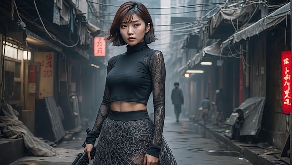 Free Ai Generated Woman illustration and picture