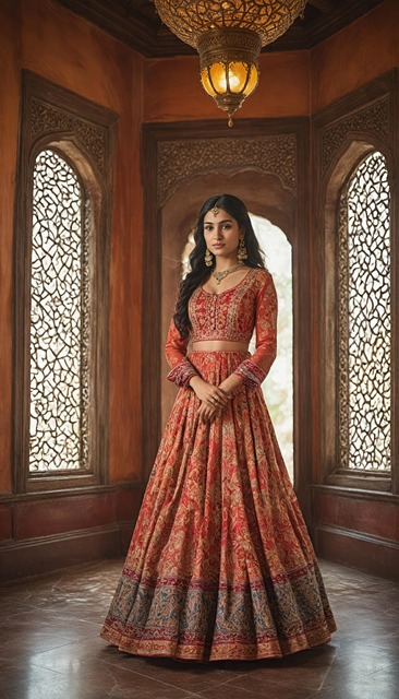 Free ai generated woman indian illustration