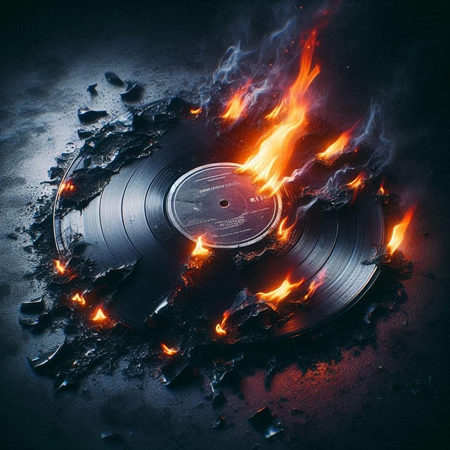 Free ai generated disk burn illustration