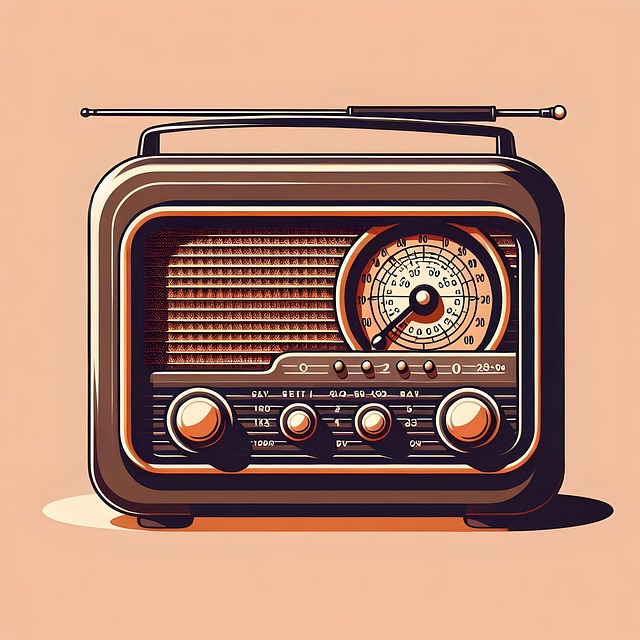 Free ai generated radio music illustration