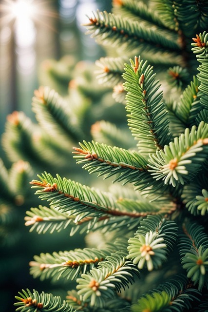 Free ai generated pine tree illustration
