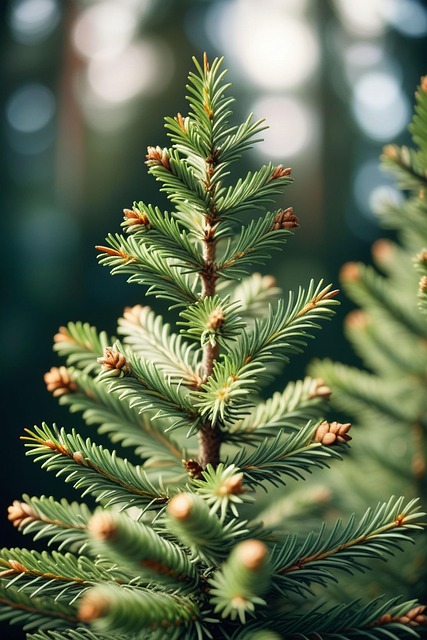Free ai generated pine tree illustration