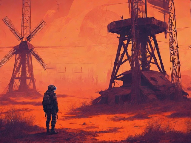 Download free HD stock image of Man Dystopia Free man dystopia male illustration