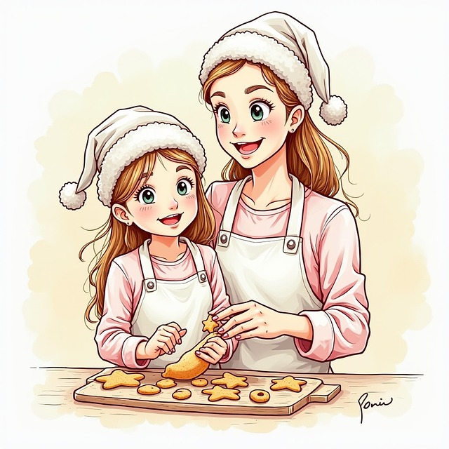 Ai Generiert, Frau, Backen, Mädchen