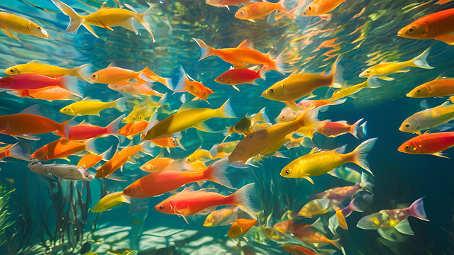Free ai generated fish sea illustration