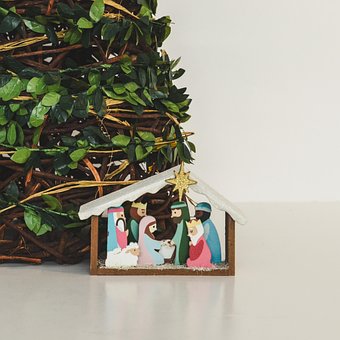 Free Christmas Nativity Ornament photo and picture