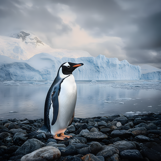 Free ai generated penguin bird illustration