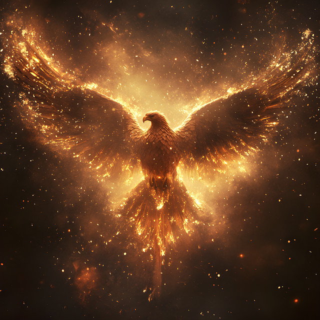 Free ai generated phoenix bird illustration