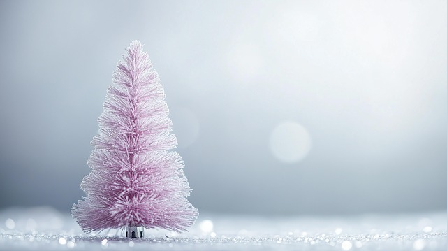 Ai Gerado, Árvore De Natal, Rosa, Natal