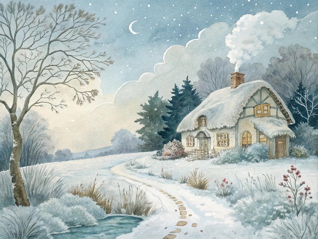 Free house forest window illustration