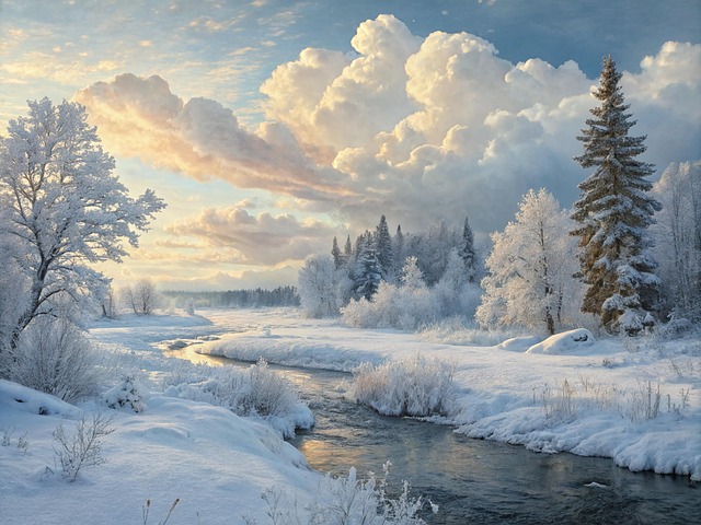 Free ai generated trees forest illustration