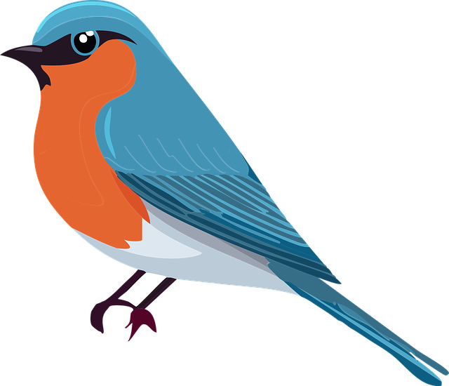 Free ai generated bird wildlife vector