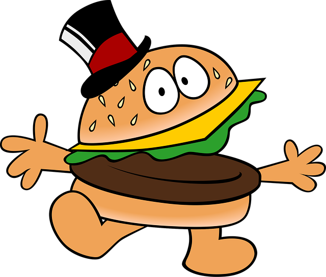 Free burger hamburger food vector