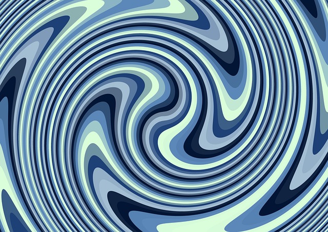 Download free HD stock image of Blue Swirl Free blue swirl pattern illustration