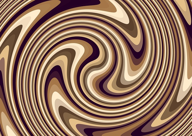 Download free HD stock image of Brown Swirl Free brown swirl pattern illustration