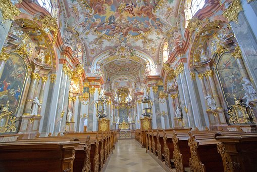 Free Church Inside Wilhering Abbey photo and picture