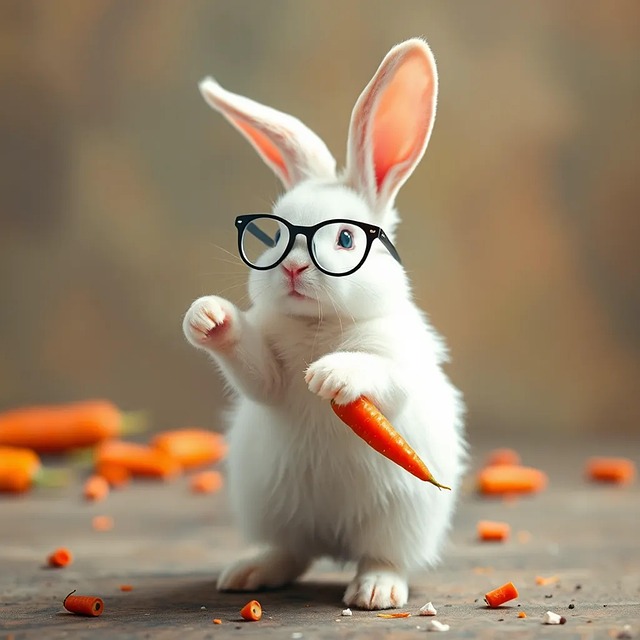 Free ai generated rabbit bunny illustration