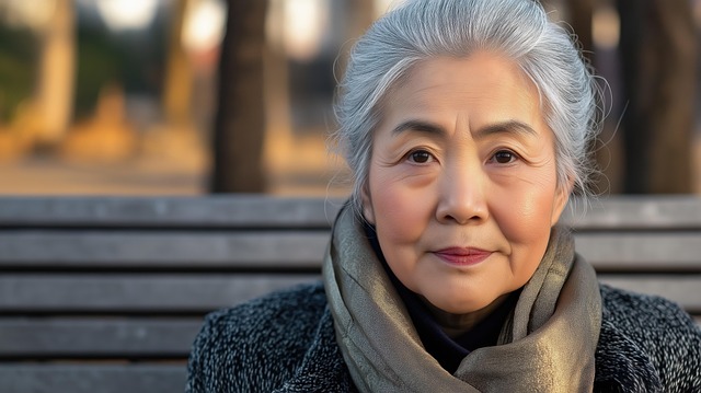 Free ai generated woman elderly woman illustration