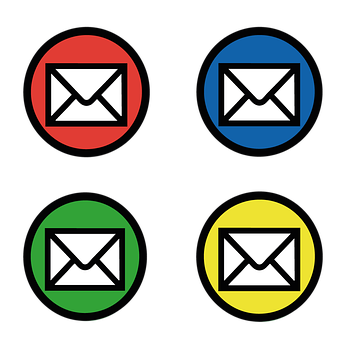 Post, Meddelelse, E -Mail, Skåret Ud