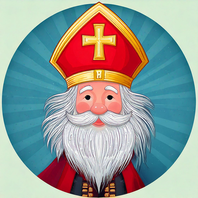 Free ai generated saint bishop illustration