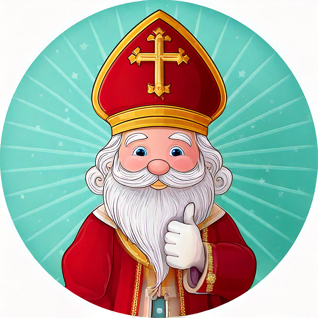 Free ai generated saint bishop illustration