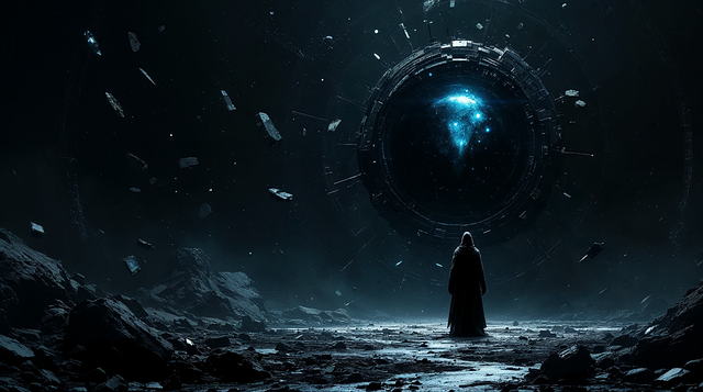 Free ai generated teleport portal illustration