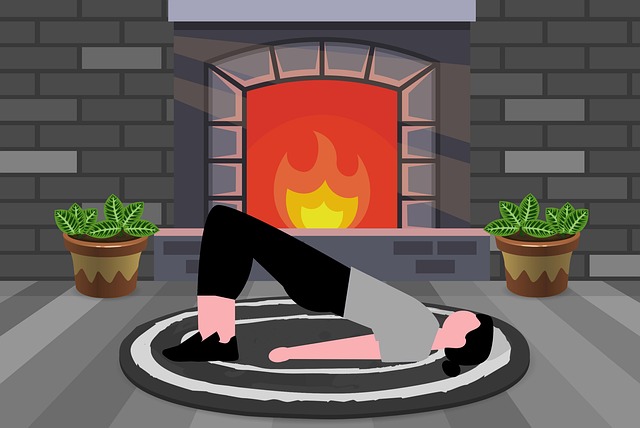 Free woman exercise fitness illustration