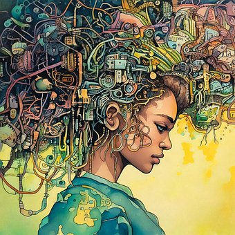 Free Ai Generated Woman illustration and picture