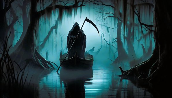 Free Ai Generated Reaper illustration and picture