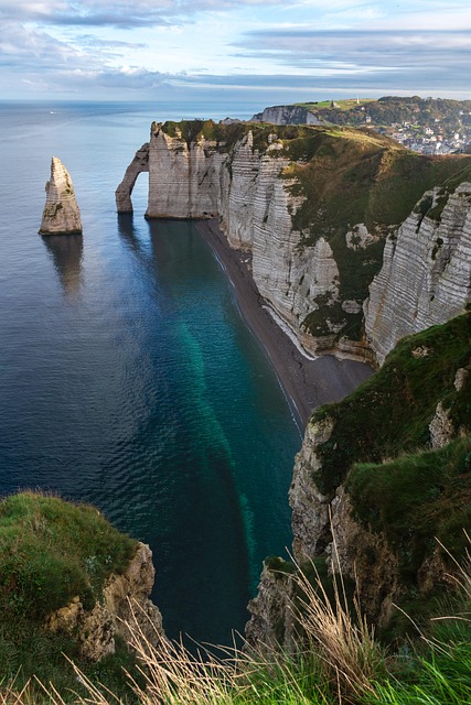 Etretat, Frankrig, Normandiet, Klipper
