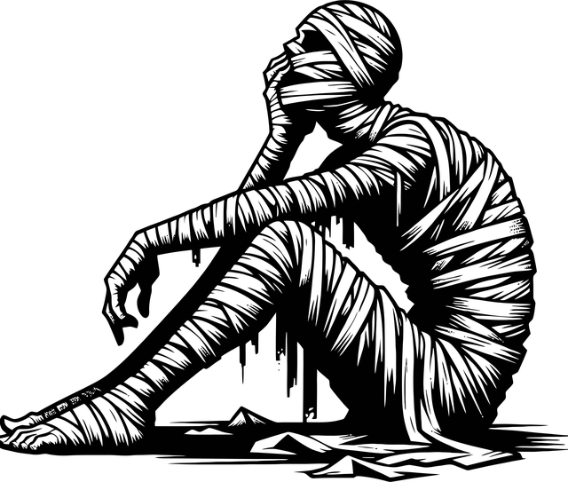 Free ai generated devil melancholy illustration
