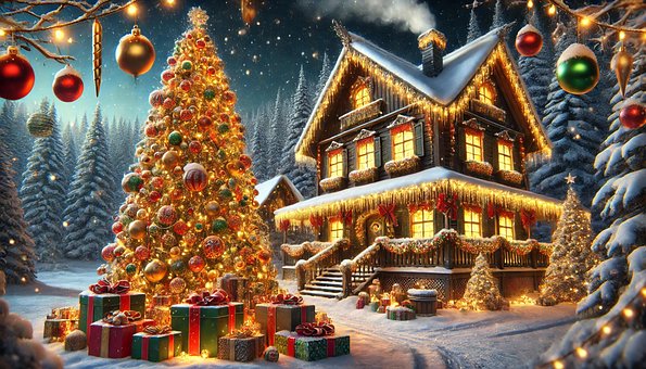 Free Ai Generated Christmas illustration and picture