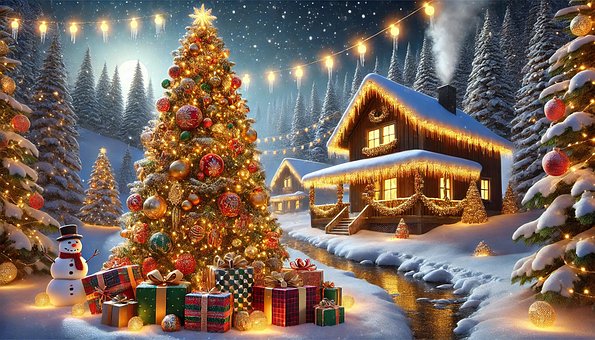 Ai Generiert, Weihnachten, Dekoration