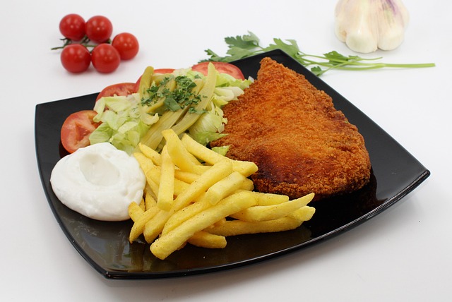 Free Schnitzel Fries photo and picture