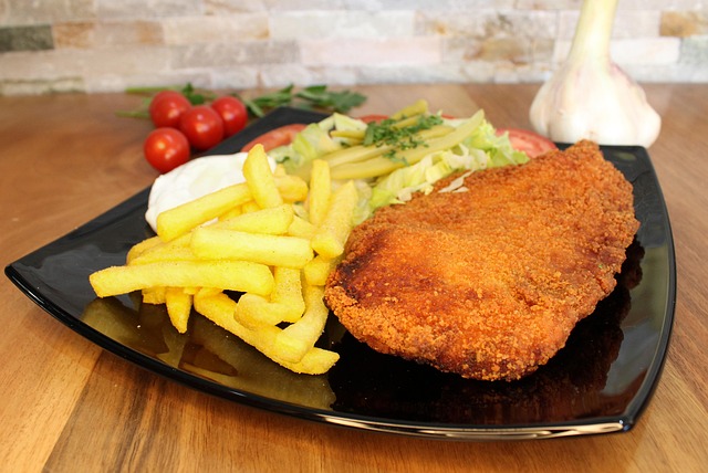 Free Schnitzel Fries photo and picture