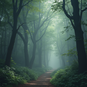 Free Ai Generated Forest illustration and picture