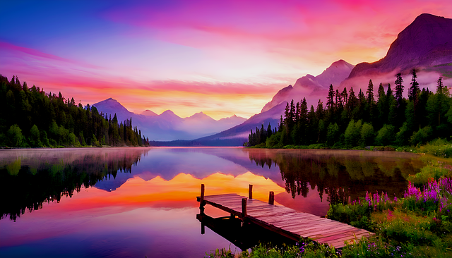 Free River Nature illustration and picture