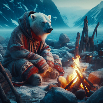 Free Ai Generated Bear illustration and picture