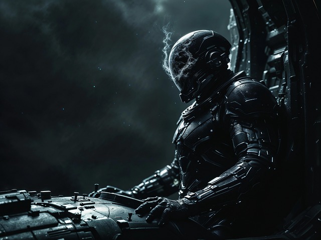 Free ai generated space pilot illustration