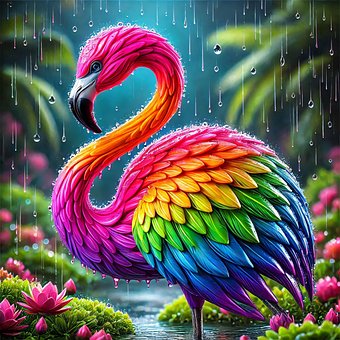 Ai Generat, Flamingo, Pasăre, Animal