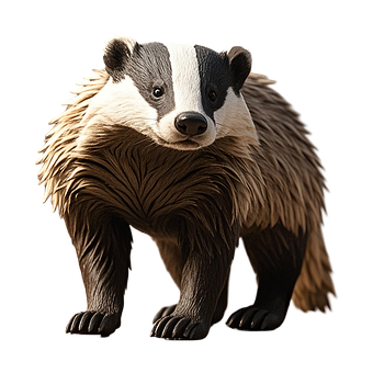 Free Ai Generated Badger illustration and picture