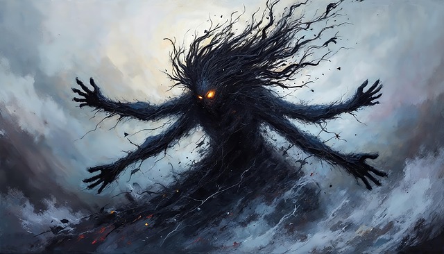 Free ai generated yama god of death illustration