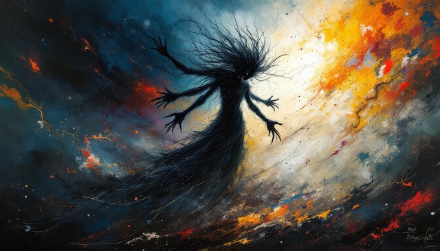 Free ai generated yama god of death illustration