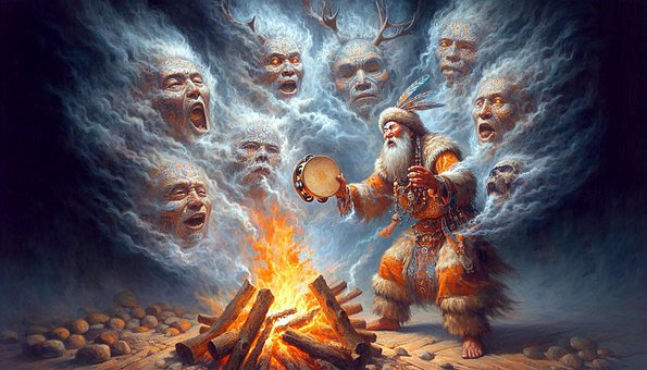Free Ai Generated Shaman illustration and picture