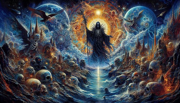 Free Death Skulls illustration and picture