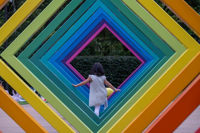 Kind, Kunst, Bunt