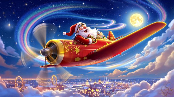 Free Santa Christmas illustration and picture